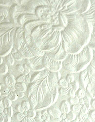 Embossed petal paper