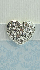 Closeup of Heart Bling