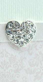 Closeup of Heart Bling