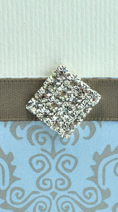 Closeup of Square Diamante