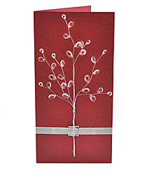 Crystal Tree Christmas Invitation