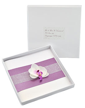 Orchid Juni Wedding Invitation