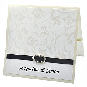 Tango Pearl Wedding Invitation