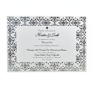 Filigree Wedding Invitation