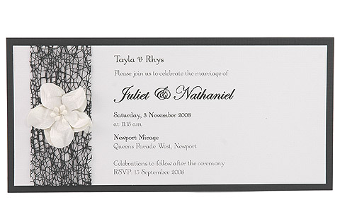 Posy Wedding Invitation